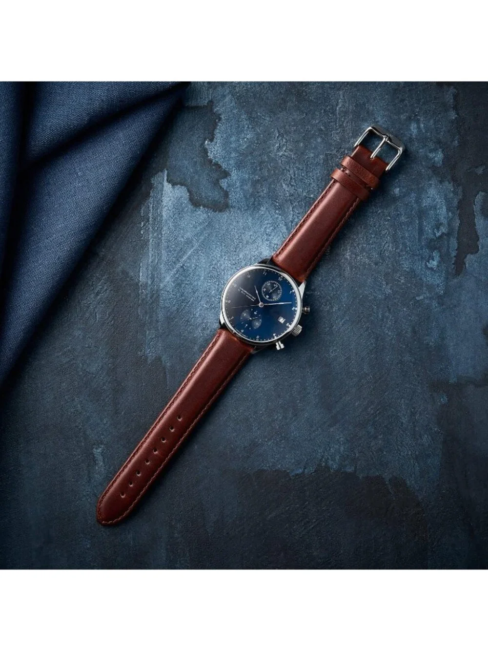 About Vintage 1815 Chronograph Mens Watch Stainless Steel Analog Waterproof